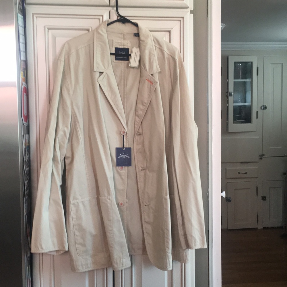 NWT Timmy Bahama Indigo XXL Light tan Blazer